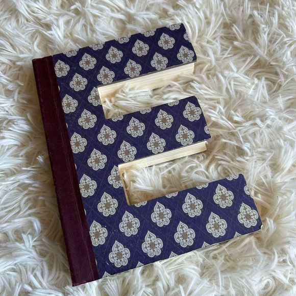 Alphabooks E‎ journal / notebook with vintage look NEW - Picture 1 of 4